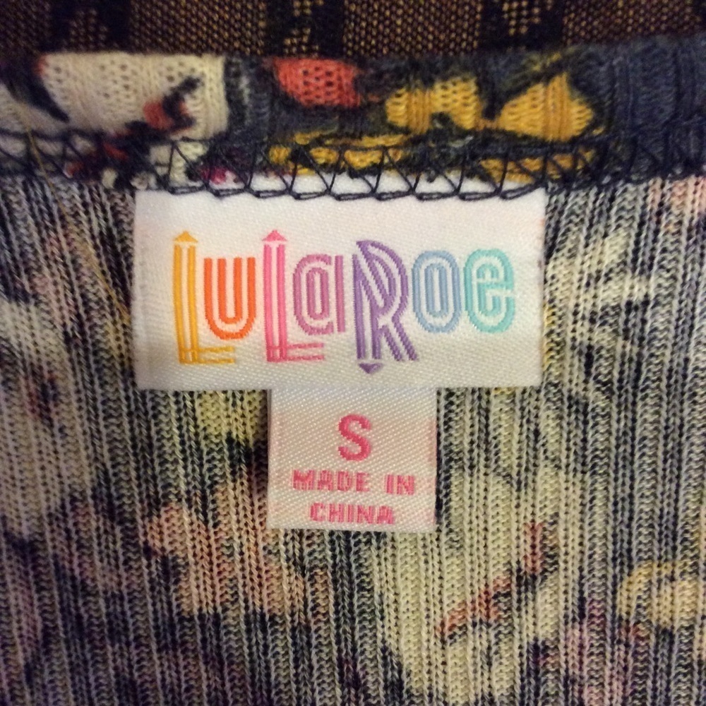 🏜LuLaRoe Joy Vest Size Small  Side Slits - Picture 5 of 8